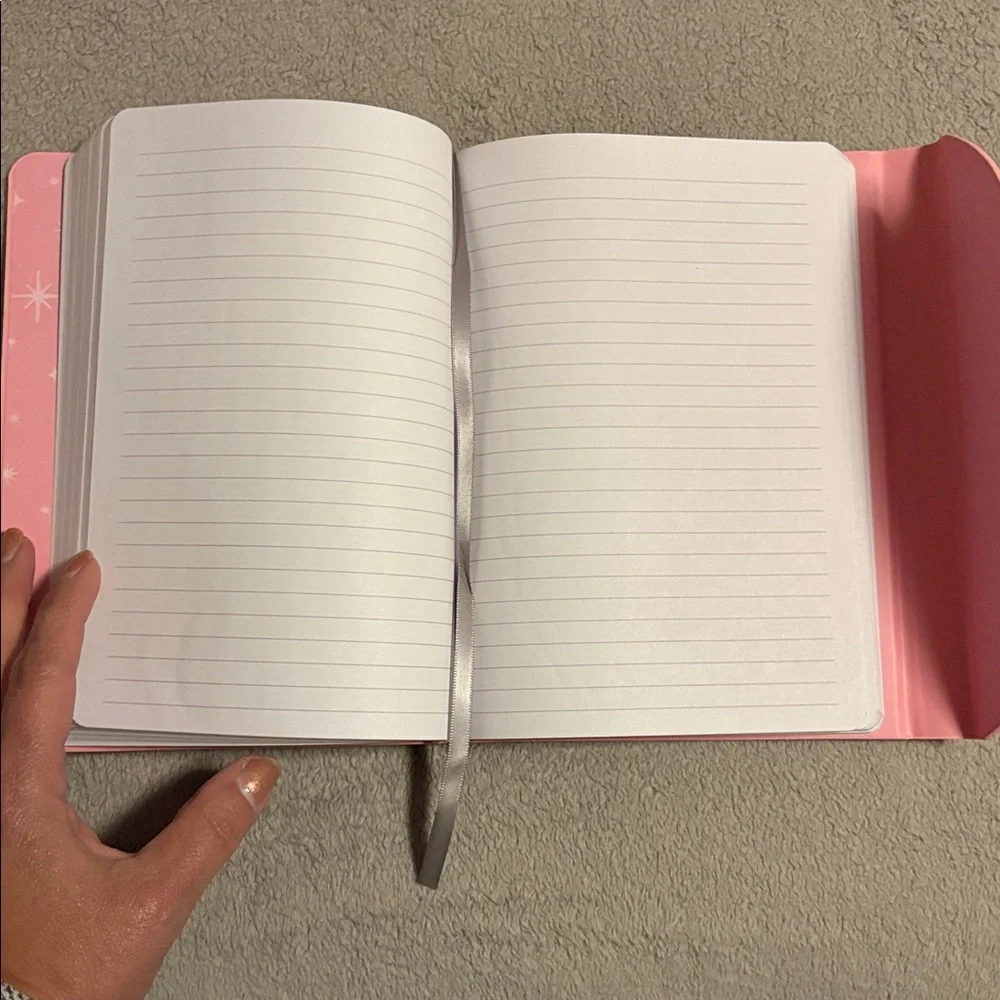 Pink Heart Valentine “let your love sparkle + shine” Journal